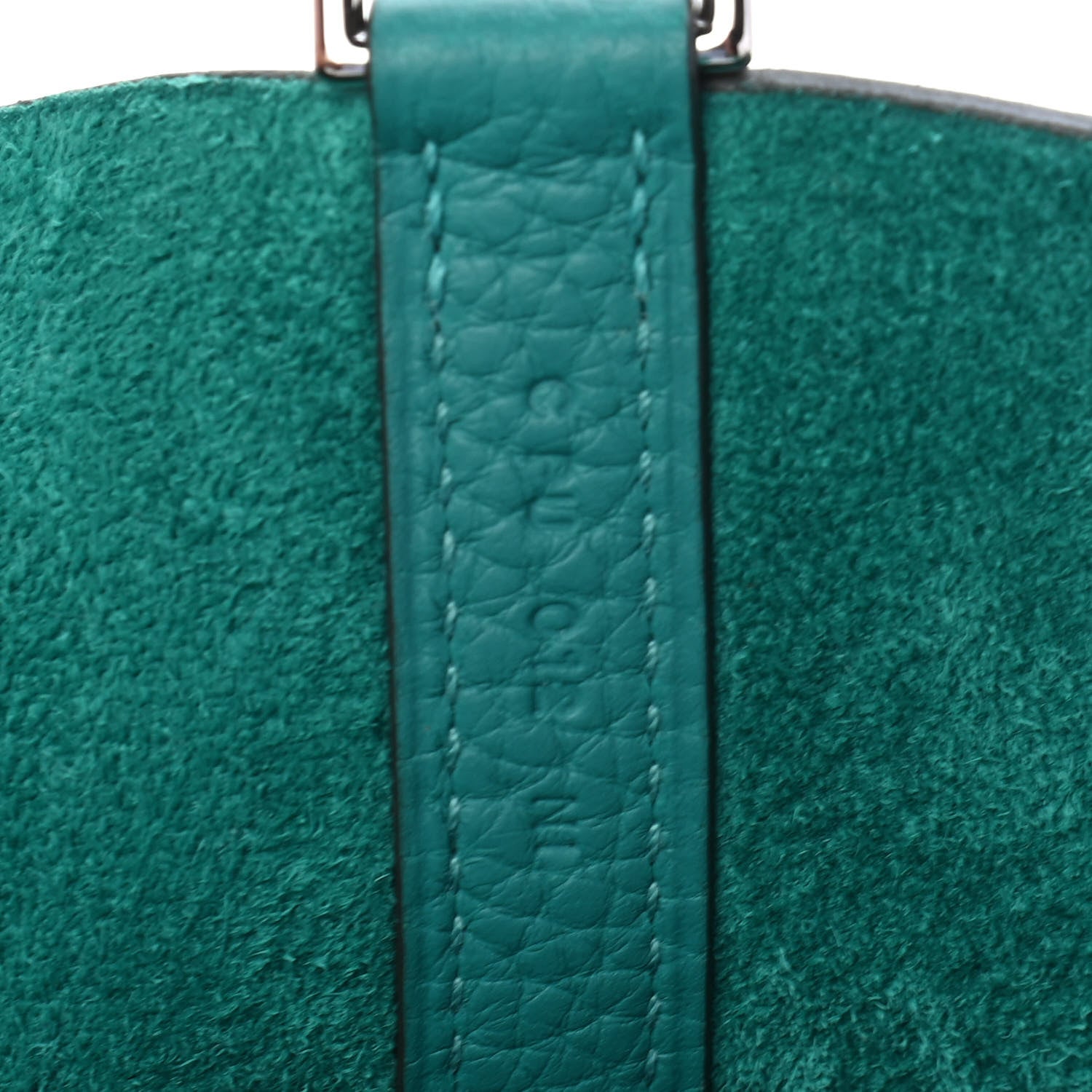 Hermes Taurillon Clemence Picotin Lock 22 MM Bleu Paon 7 of 9