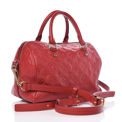 Louis Vuitton Empreinte Speedy Bandouliere 25 Cherry 3 of 8