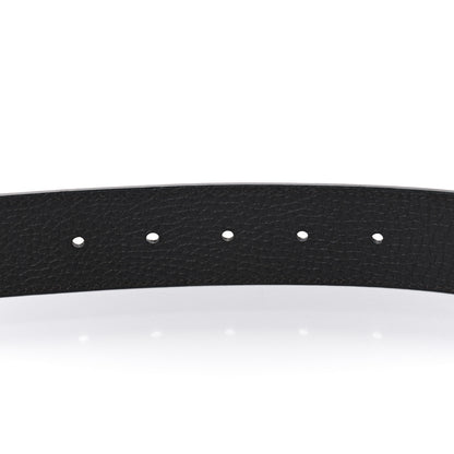 Gucci Calfskin Double G Reversible 37mm Belt 105 42 Black Cocoa 4 of 5