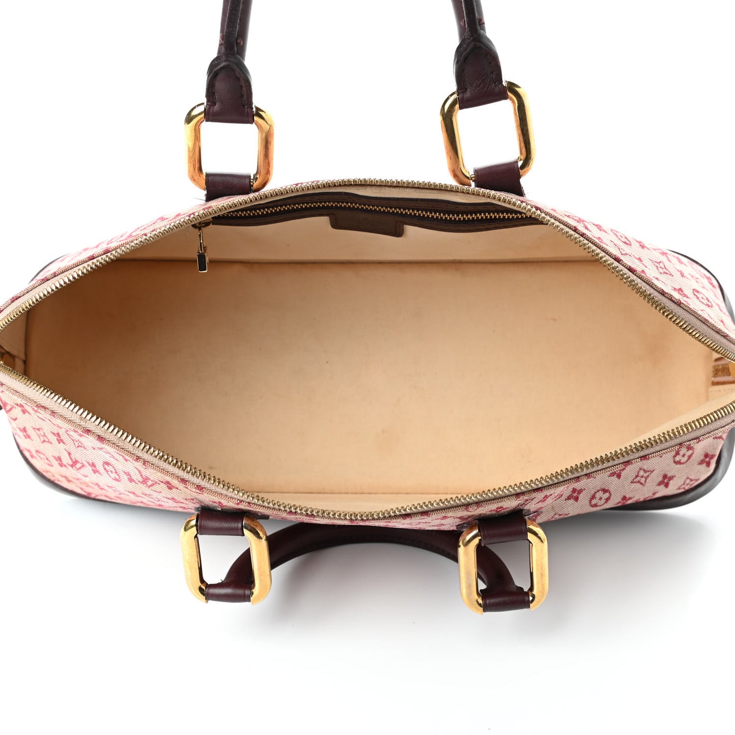 Mini Monogram Alma Long Cherry