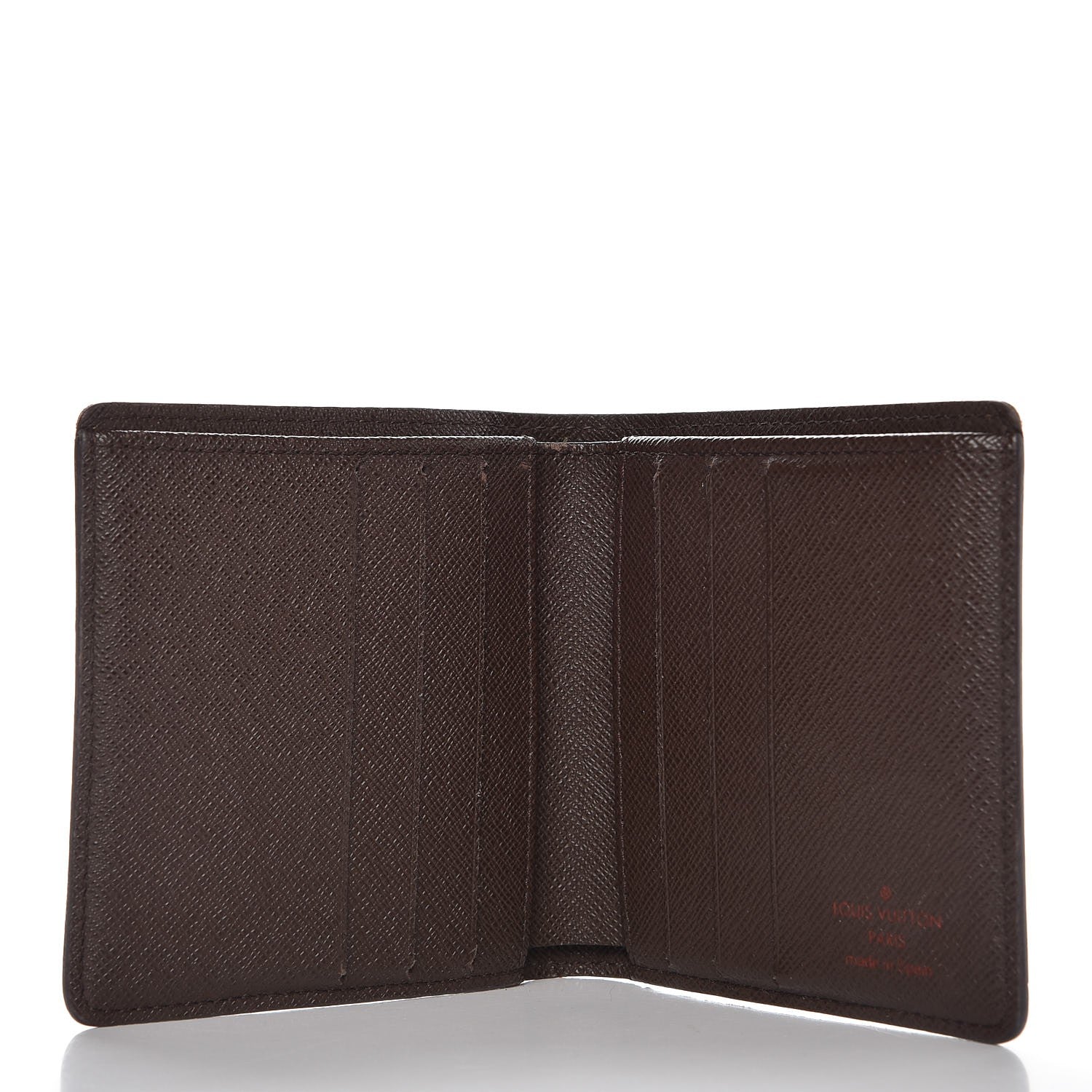Louis Vuitton Damier Ebene Billfold Wallet 6 Credit Card Slots 4 of 9