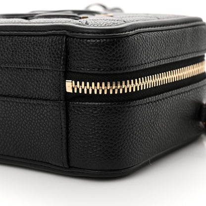 Chanel Caviar Quilted Small CC Filigree Vanity Case Black 10 of 12