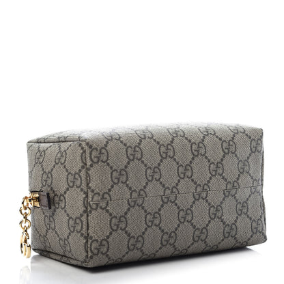 Gucci Soft GG Supreme Monogram Calfskin Medium Ophidia Cosmetic Case Beige Ebony New Acero 4 of 8