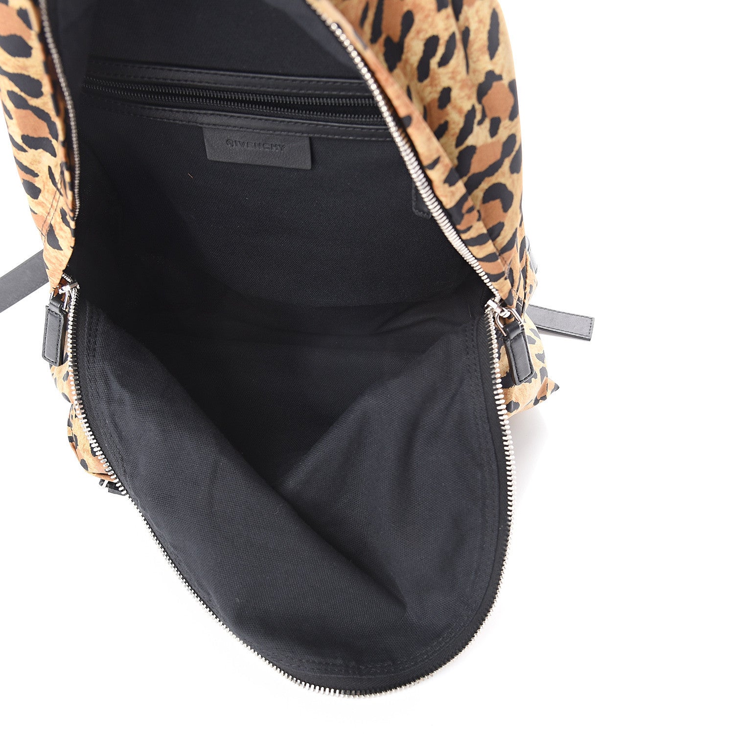 Givenchy Nylon Calfskin Leopard Print Backpack 4 of 8