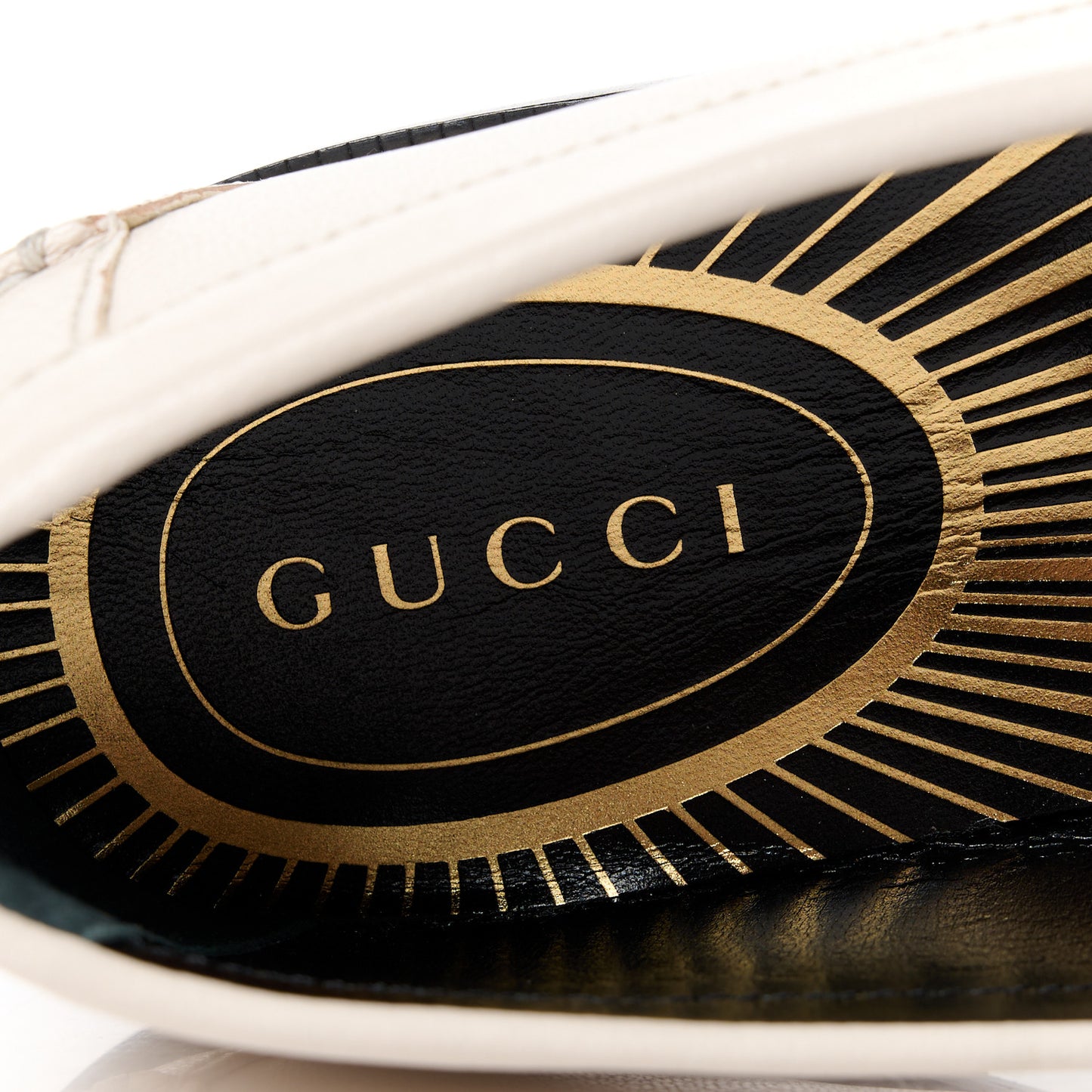 Goatskin Womens Logo 15mm Loafers 38.5 Mystic White