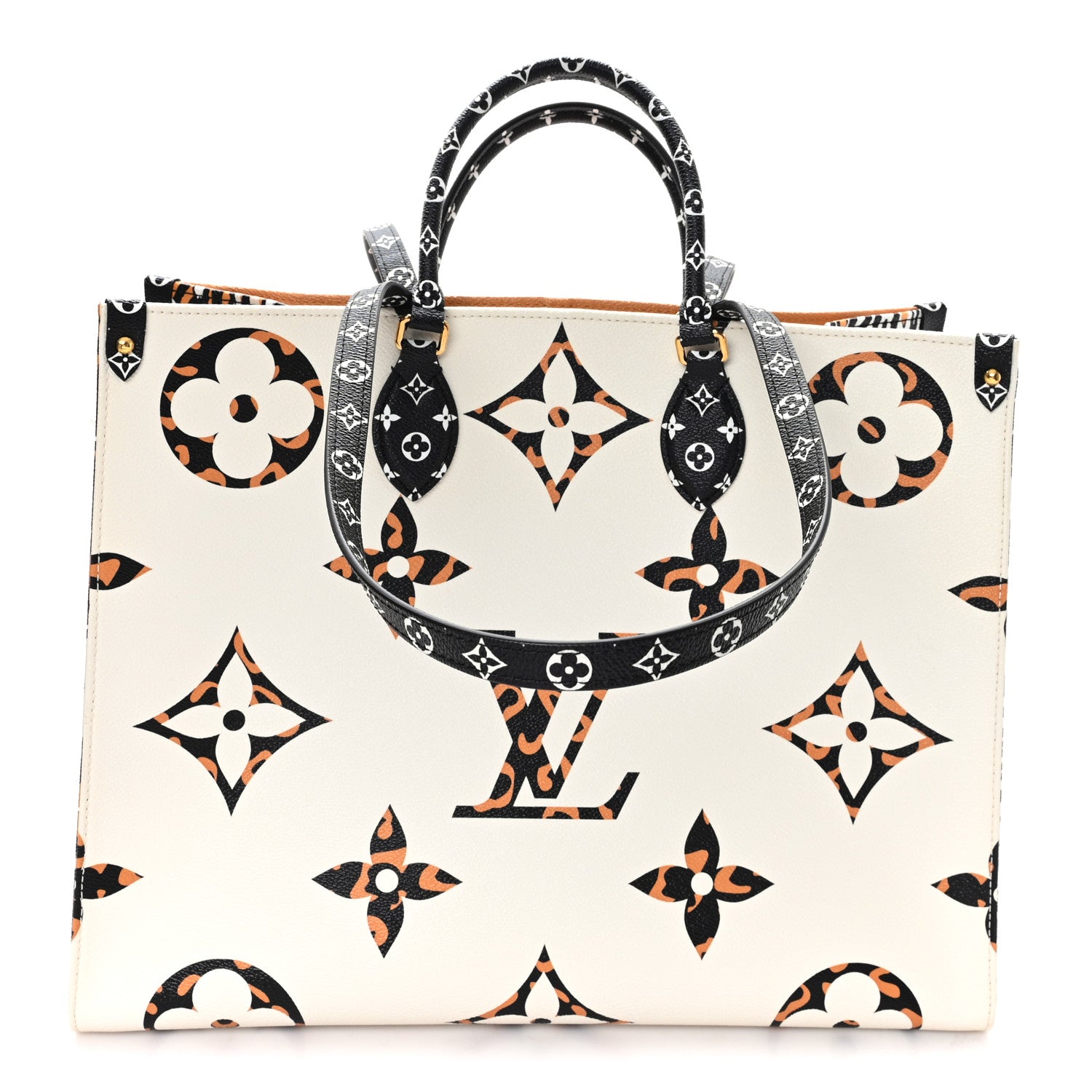 Louis Vuitton Monogram Giant Jungle Onthego GM Ivory 1 of 9