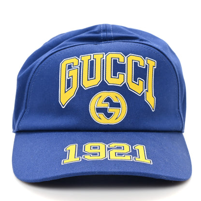 Gucci Cotton Interlocking G 1921 Baseball Hat L Blue 3 of 9