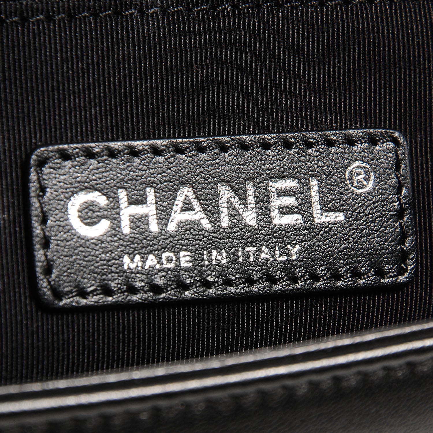 Chanel Lambskin Quilted Large Boy Flap Black 7 of 8