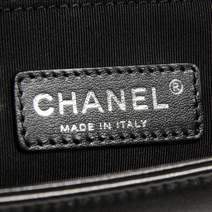 Chanel Lambskin Quilted Large Boy Flap Black 7 of 8
