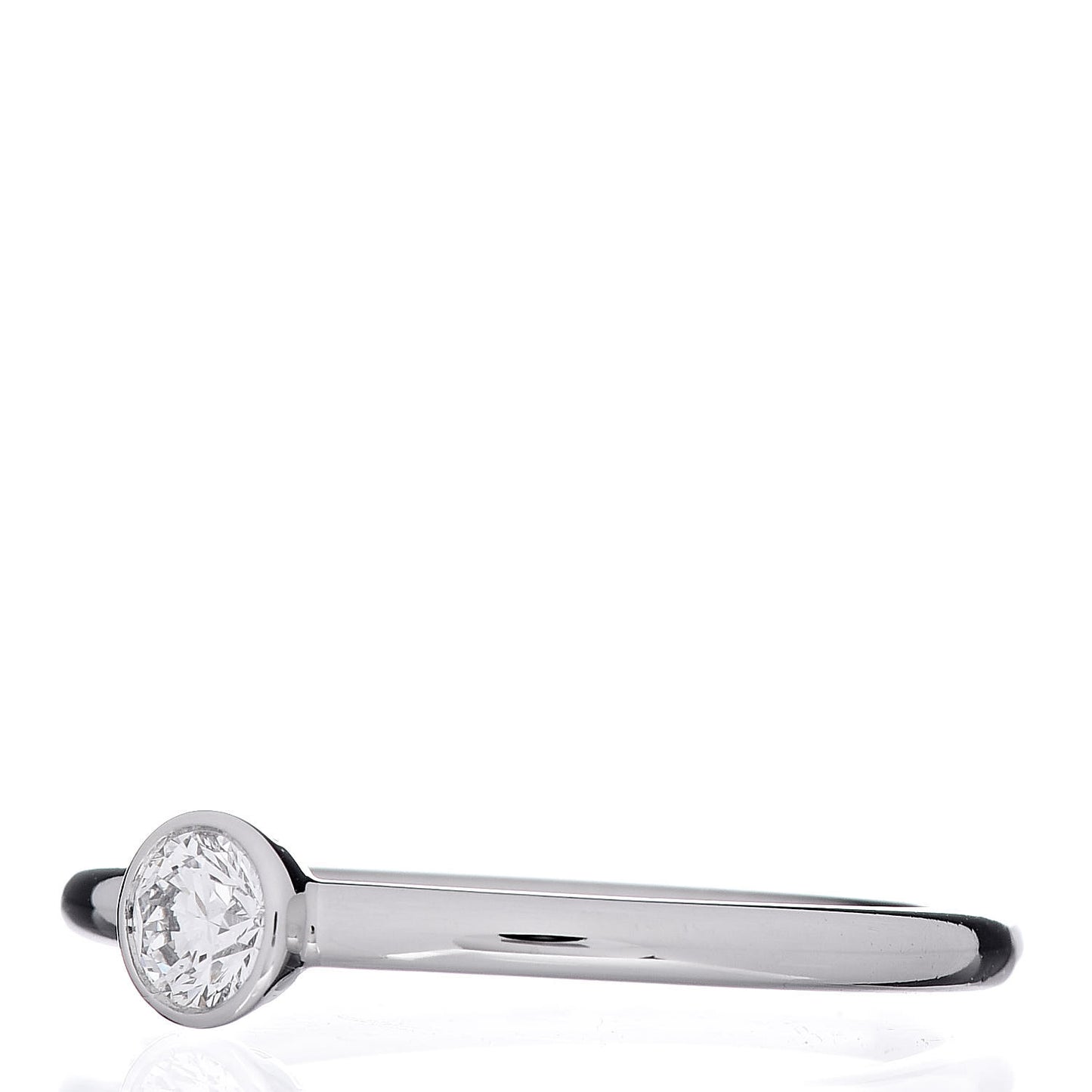 Platinum Diamond .19ct Bezet Ring 51 5.75