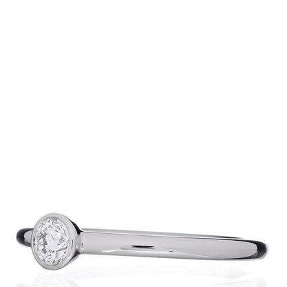 Tiffany Platinum Diamond .19ct Bezet Ring 51 5.75 3 of 5