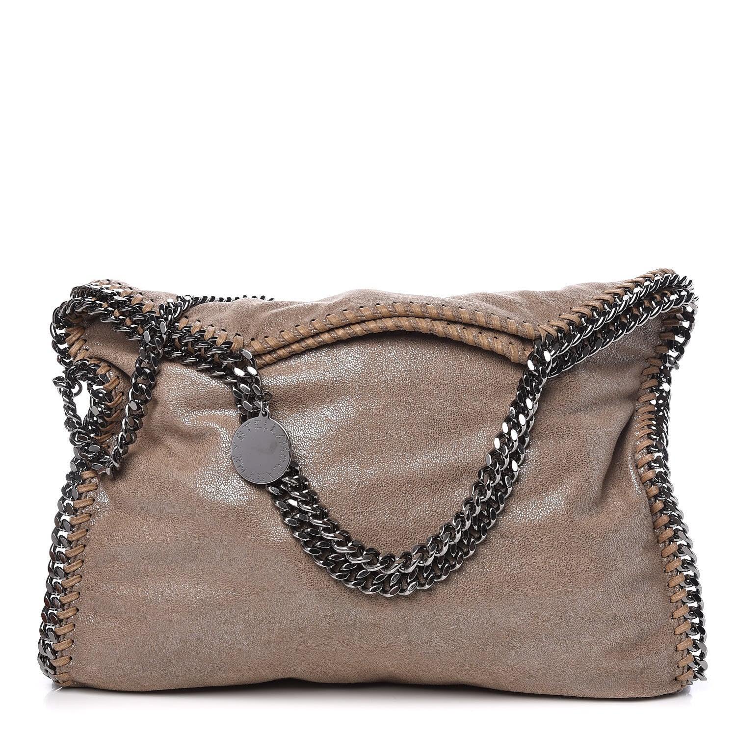 Stella McCartney Shaggy Deer Falabella Fold Over Tote Pearlesce 1 of 17