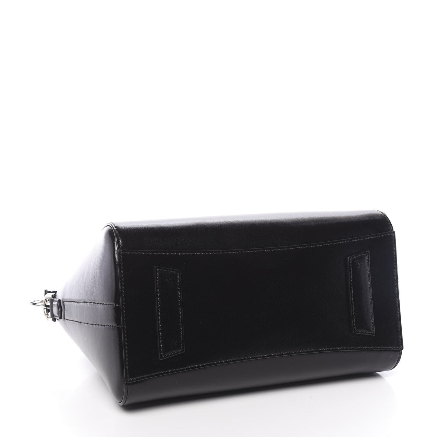 Shiny Lord Calfskin Small Antigona Black