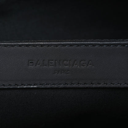 Balenciaga Nylon Mesh Lambskin Classic Silver Hardware Large Clip White Black 6 of 9