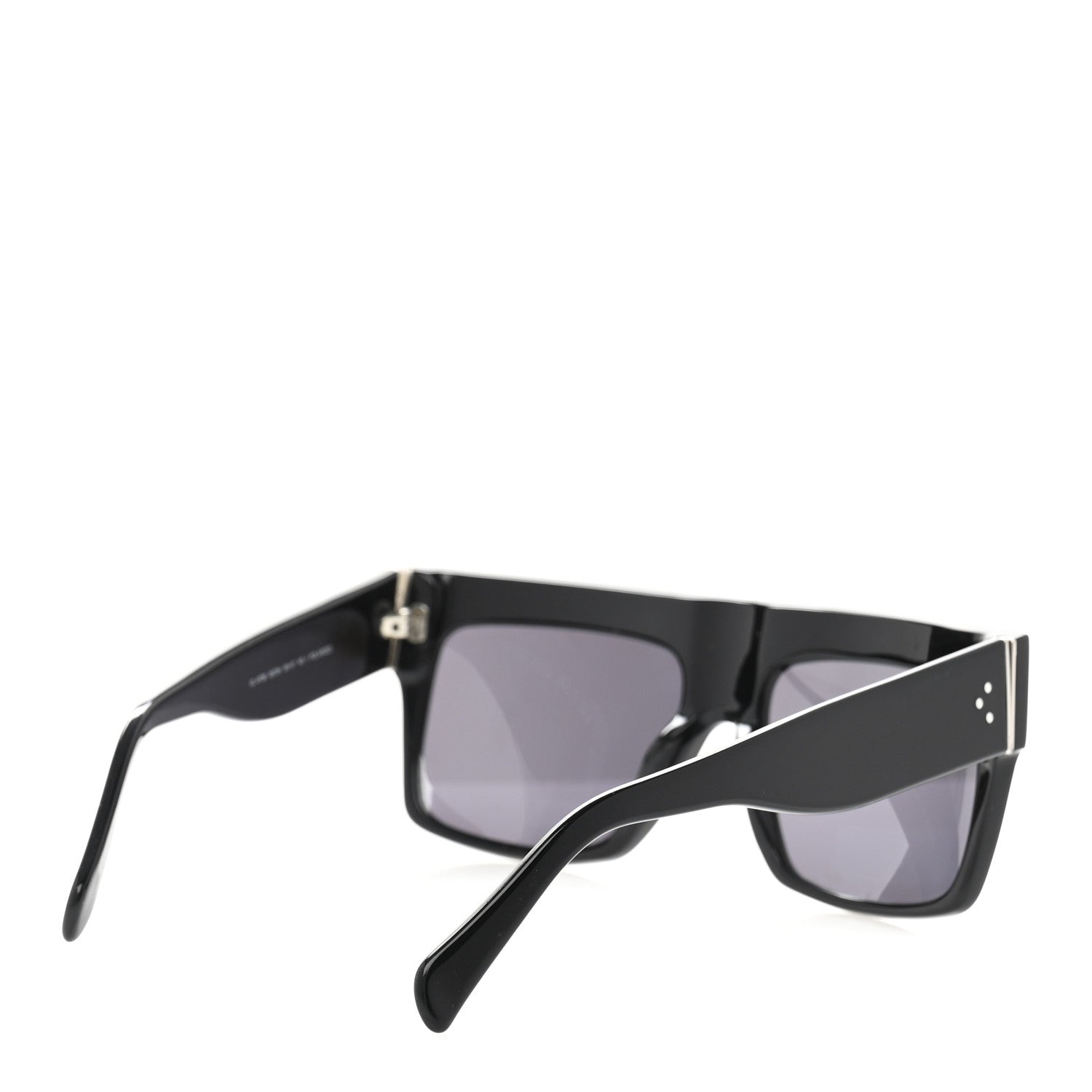 Celine Polarized ZZ Top Sunglasses CL 41756 Black 4 of 7