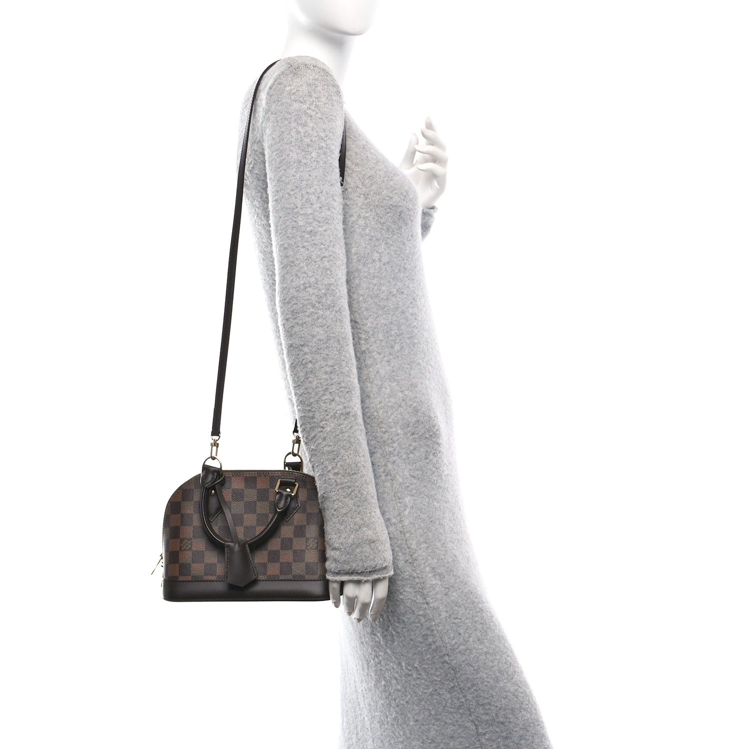 Louis Vuitton Damier Ebene Alma BB 3 of 9
