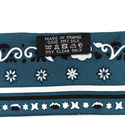 Hermes Silk Peuple Du Vent Bandana Twilly 4 of 5