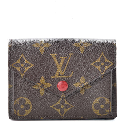 Louis Vuitton Monogram Compact Marie Wallet Rouge 1 of 8
