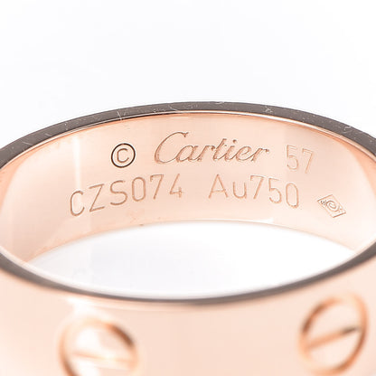 Cartier 18K Pink Gold 5.5mm LOVE Ring 57 8 4 of 5
