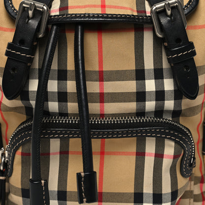 Burberry Vintage Check Small Rucksack Backpack Antique Yellow 7 of 9