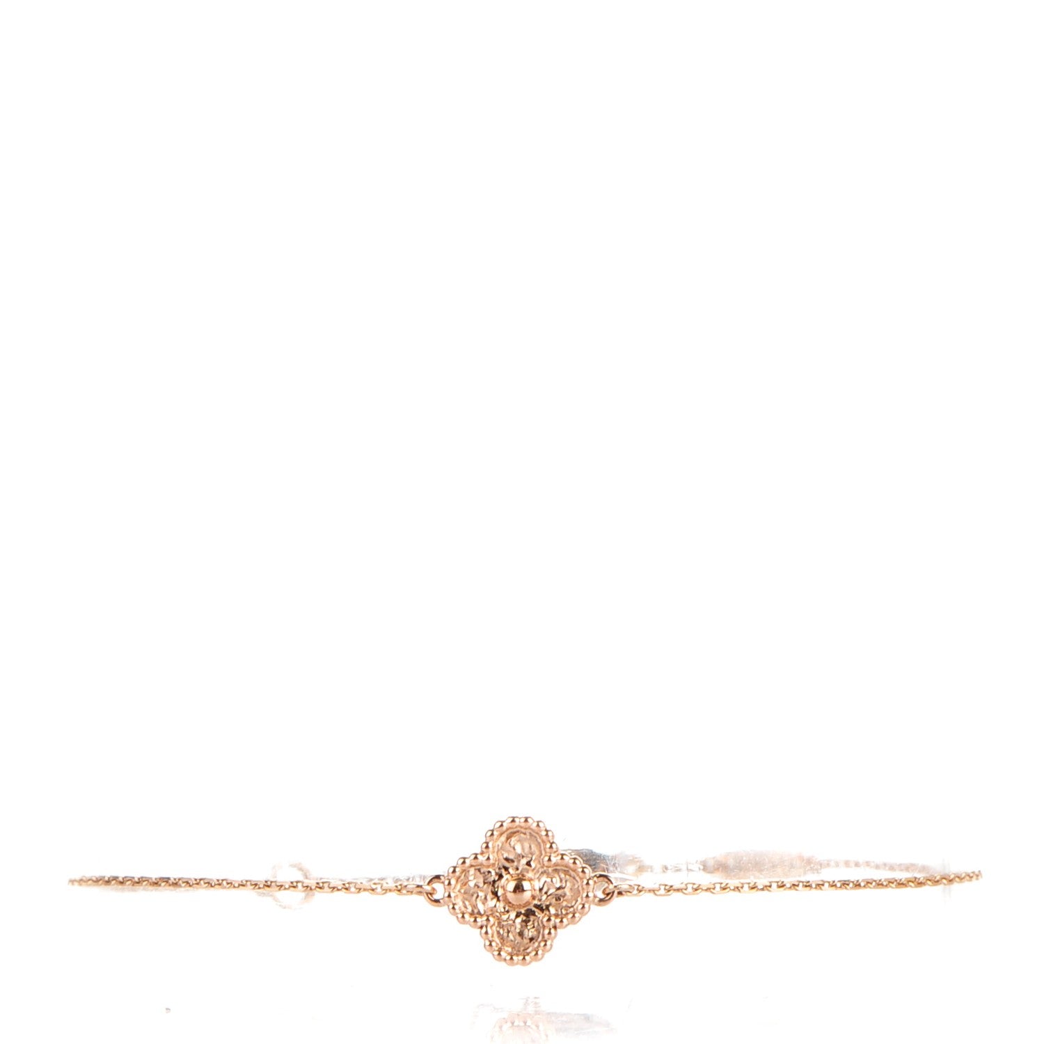 Van Cleef & Arpels 18K Rose Gold Sweet Alhambra Bracelet 5 of 5