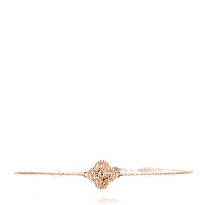 Van Cleef & Arpels 18K Rose Gold Sweet Alhambra Bracelet 5 of 5