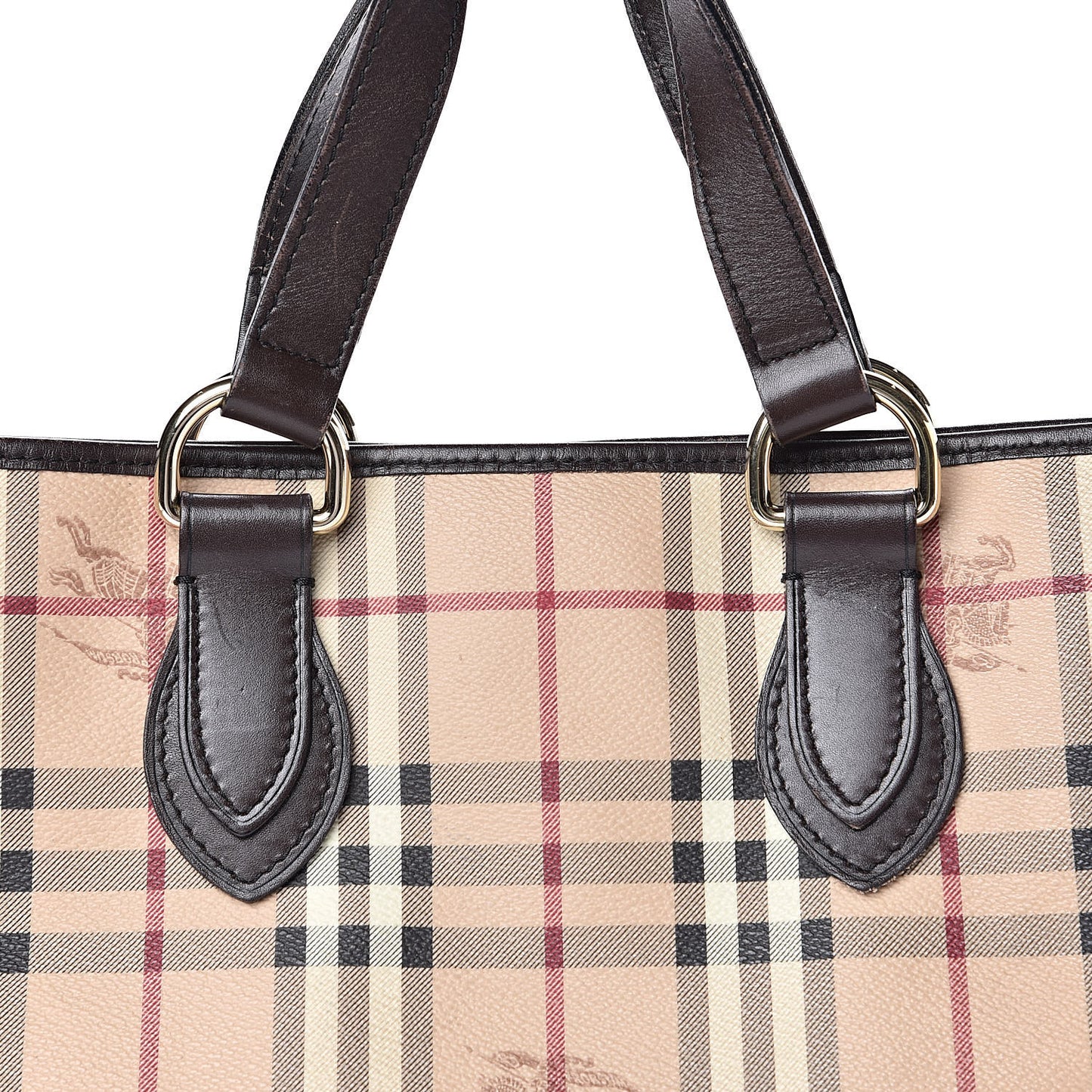 Haymarket Check Small Onslow Tote Chocolate