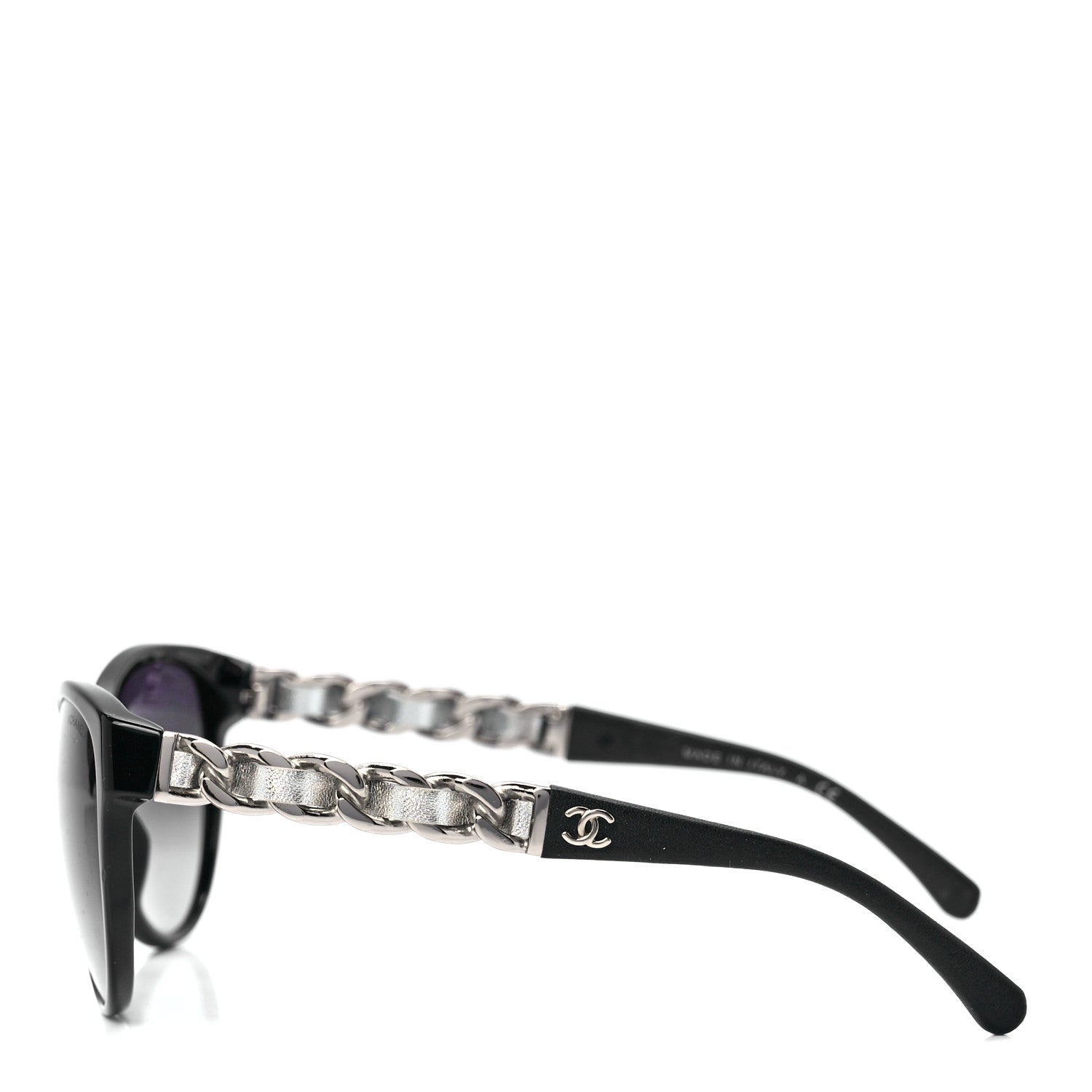 Chanel CC Chain Sunglasses 5215Q Black 3 of 8