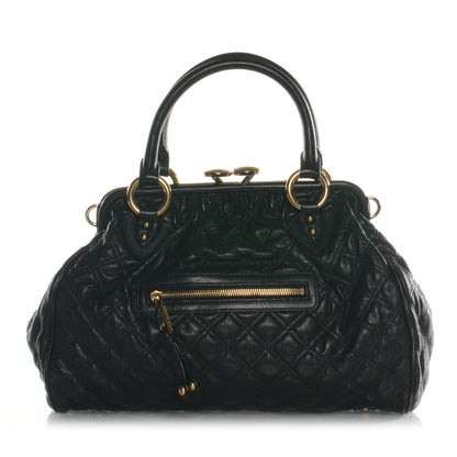 Marc Jacobs Quilted Leather Stam Black 1 of 7