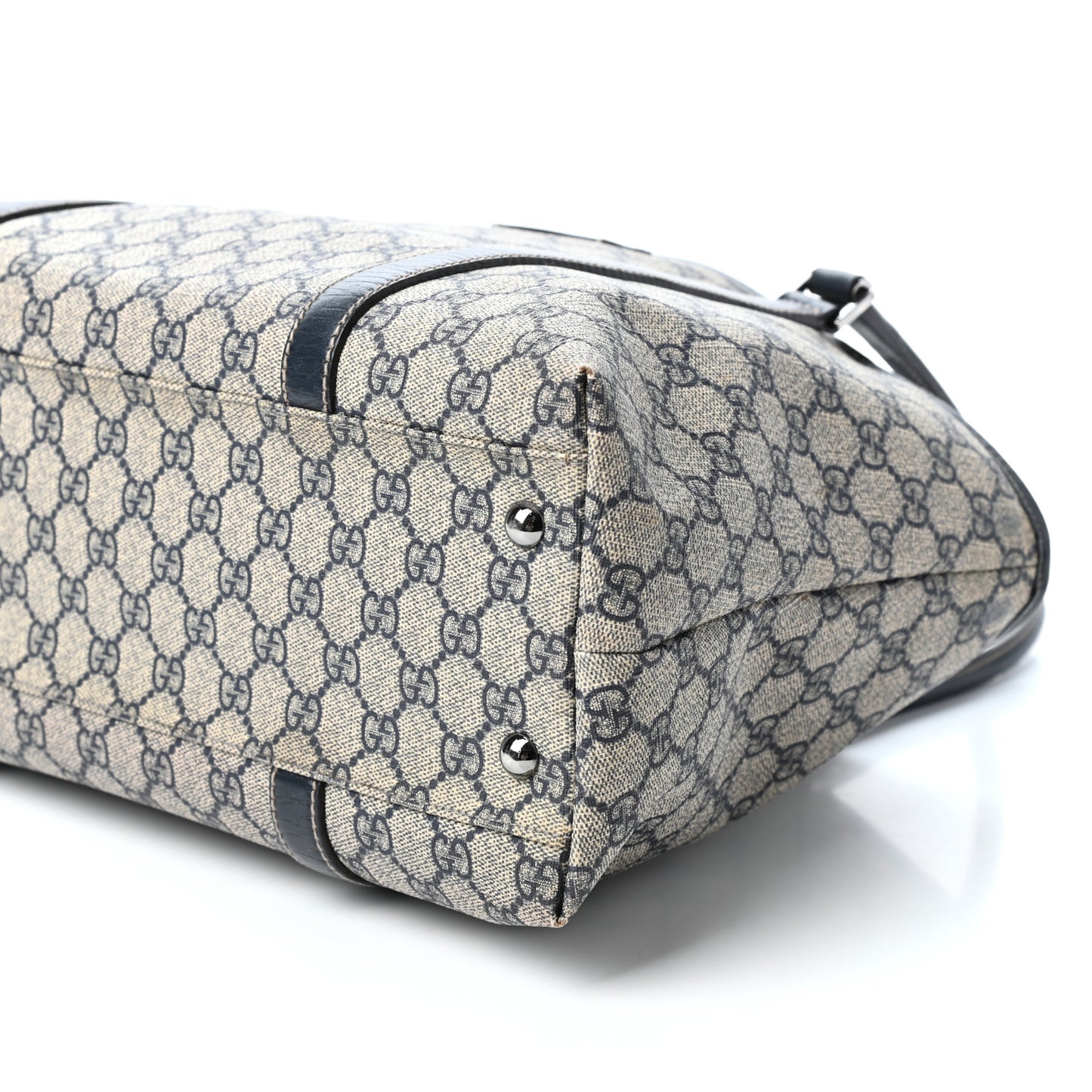 GG Plus Monogram Medium Joy Tote Dark Blue