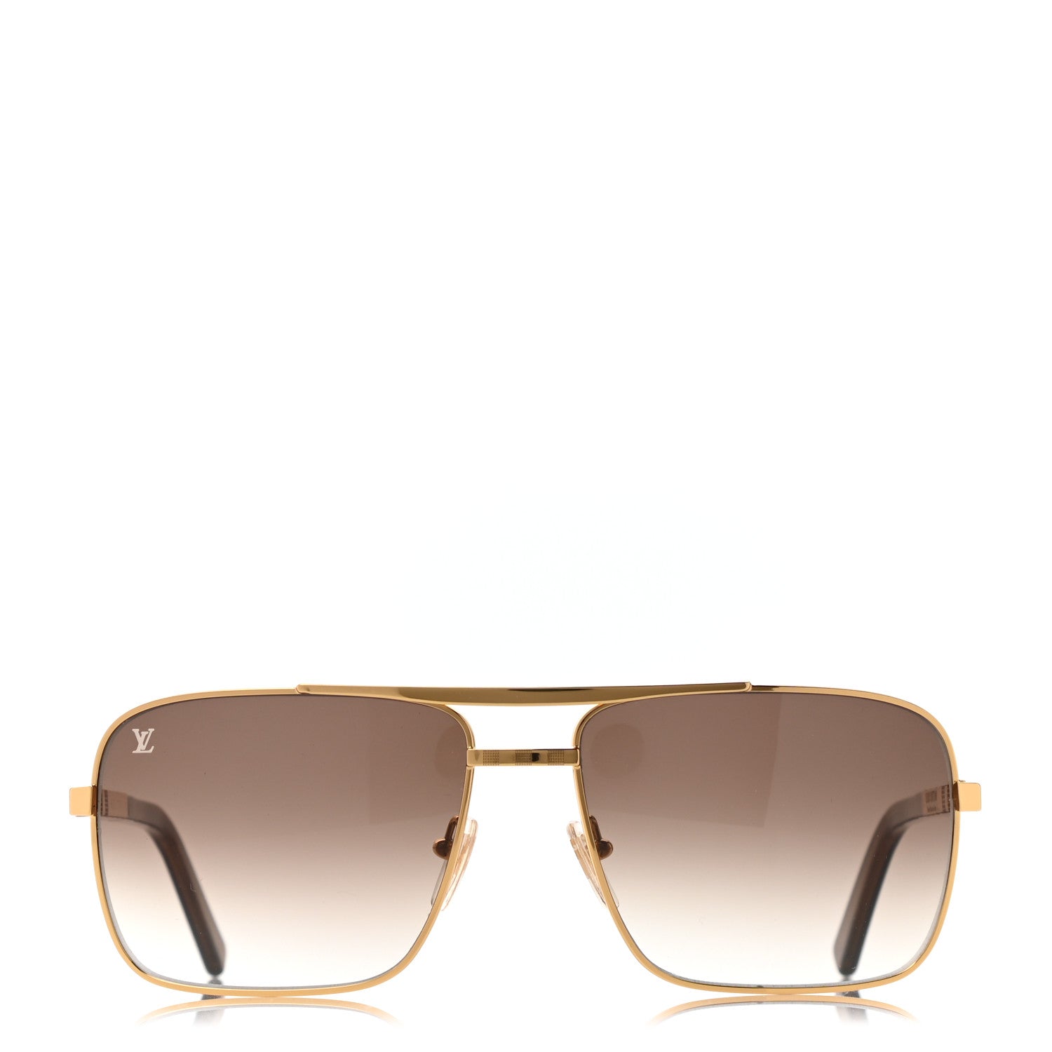Louis Vuitton Attitude Sunglasses Z0259U Gold 941267 – FASHIONPHILE