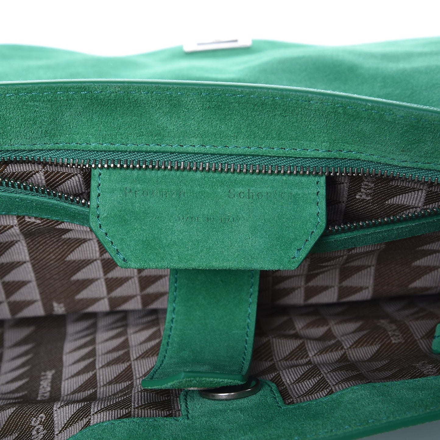 Suede Medium PS1 Satchel Aloe