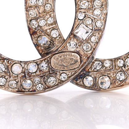 Chanel Baguette Crystal CC Small Brooch Gold 4 of 6