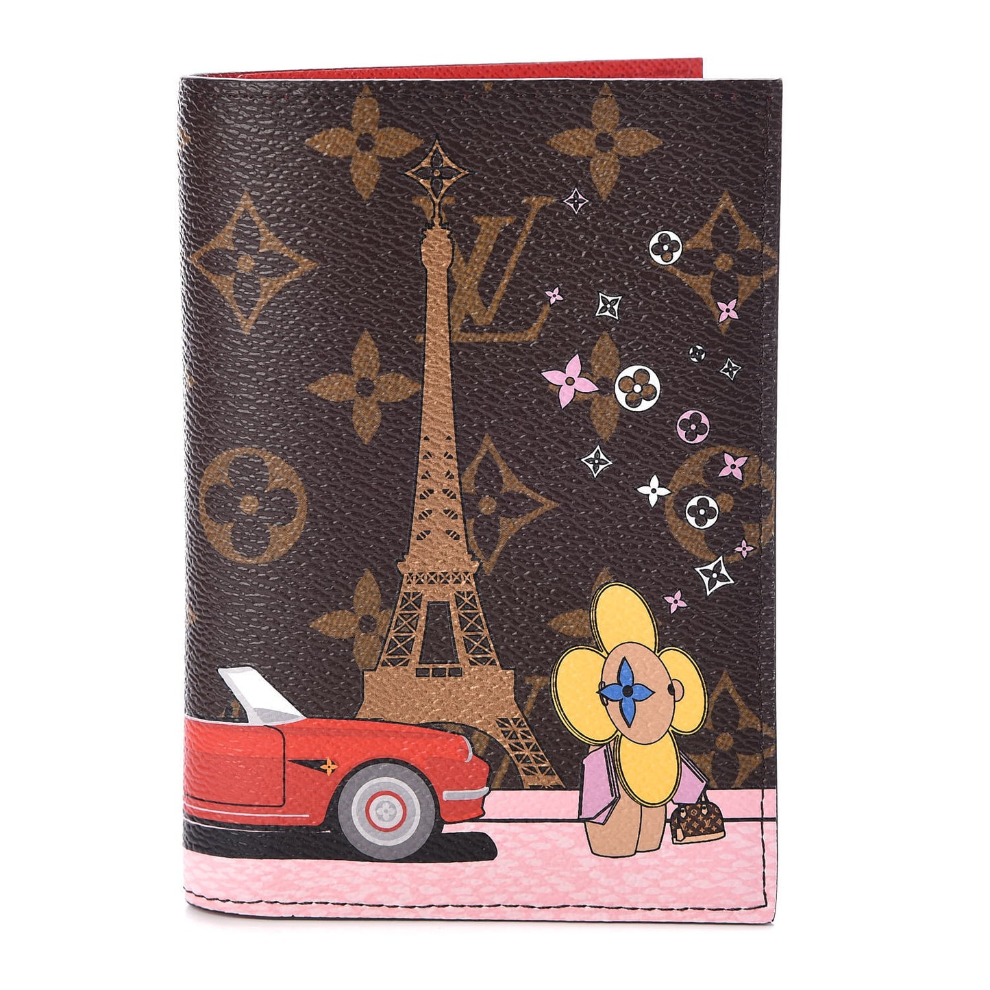 Monogram 2019 Christmas Animation Passport Cover Rouge