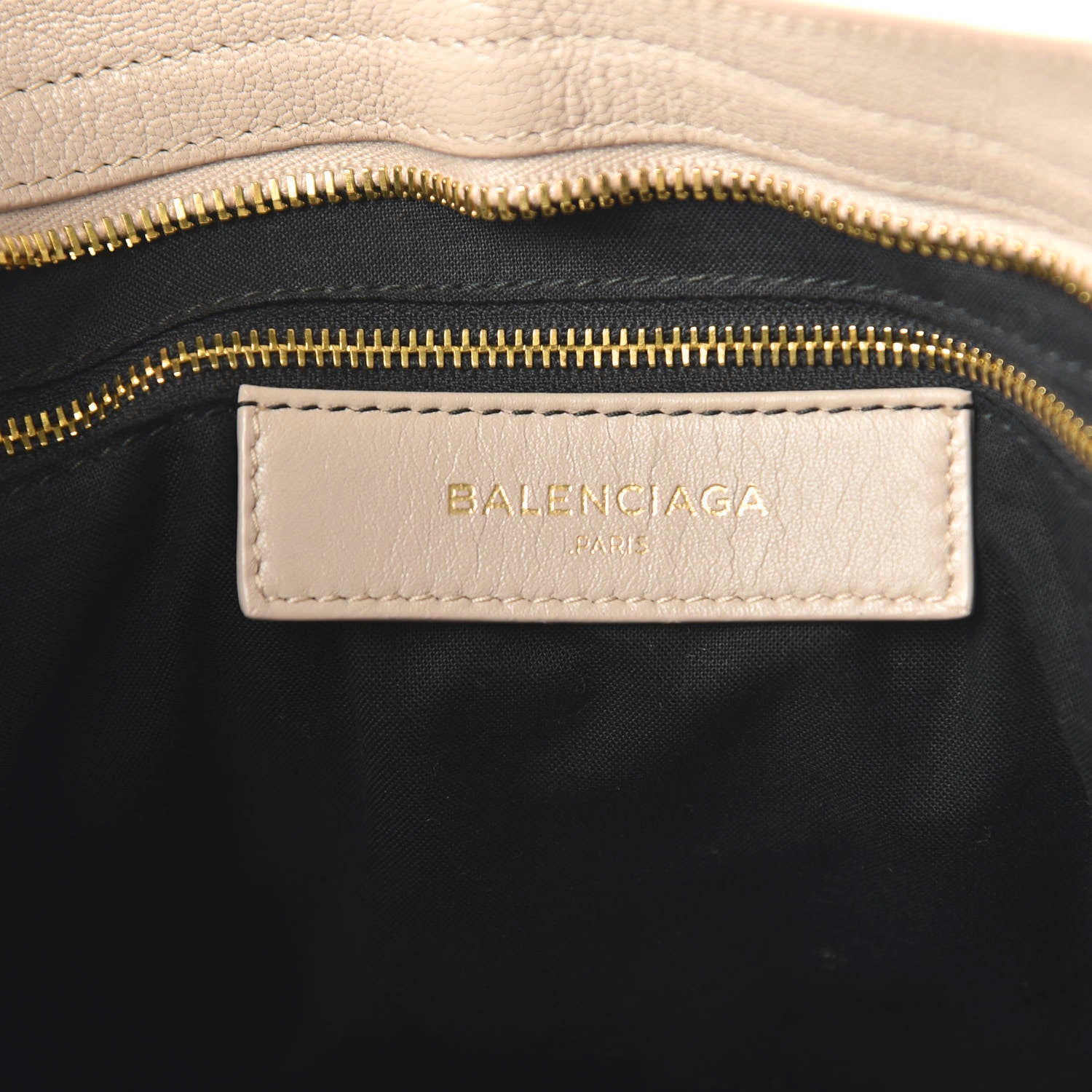 Balenciaga Chevre Gold Hardware Metallic Edge City Beige Praline 8 of 10