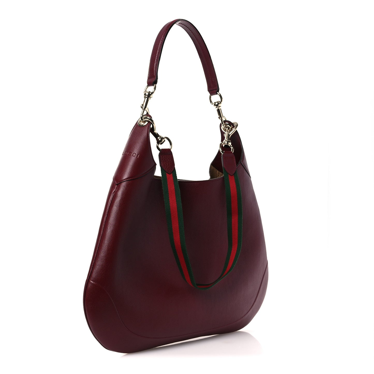 Soft Grained Calfskin Maxi B Hobo Rosso