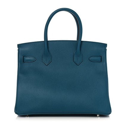 Hermes Epsom Birkin 30 Vert Bosphore 4 of 36