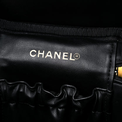 Chanel Caviar Vanity Cosmetic Case Black 6 of 9
