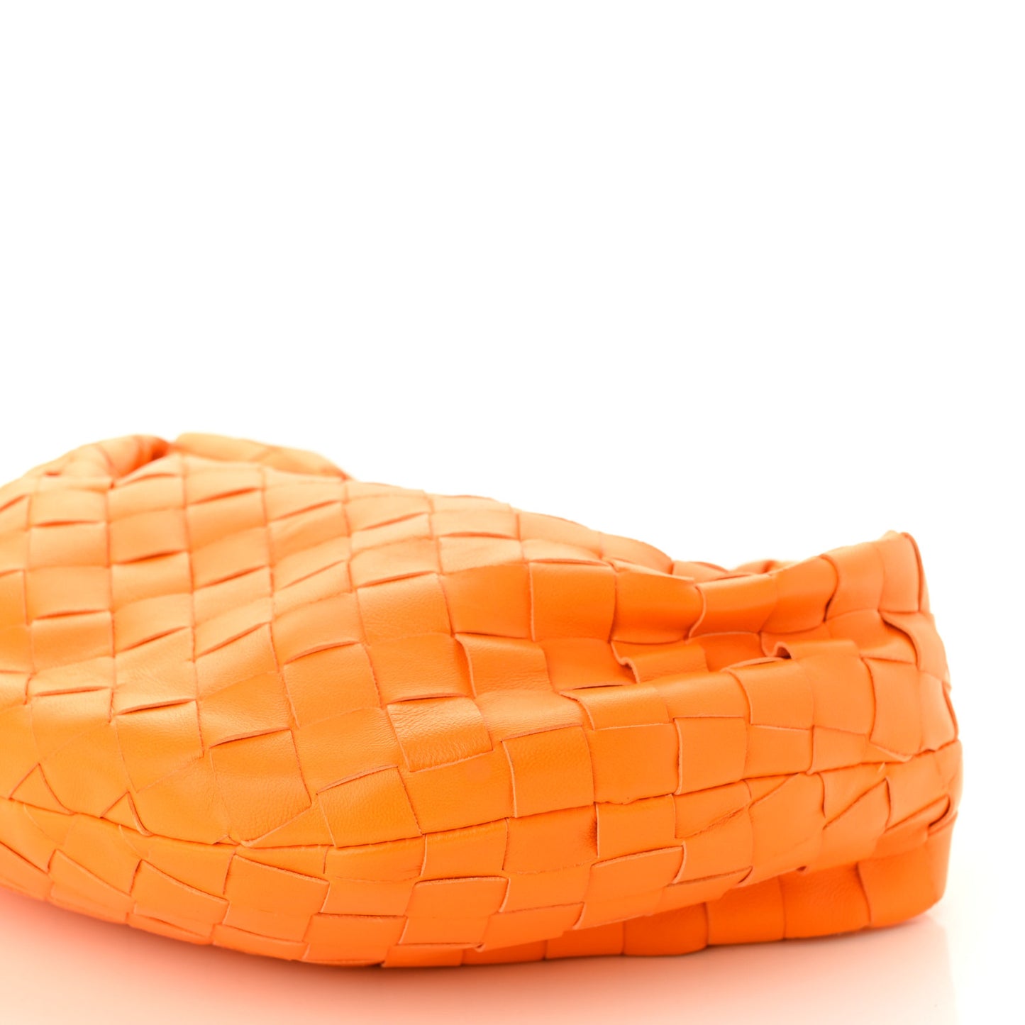 Nappa Intrecciato Mini Jodie Tangerine