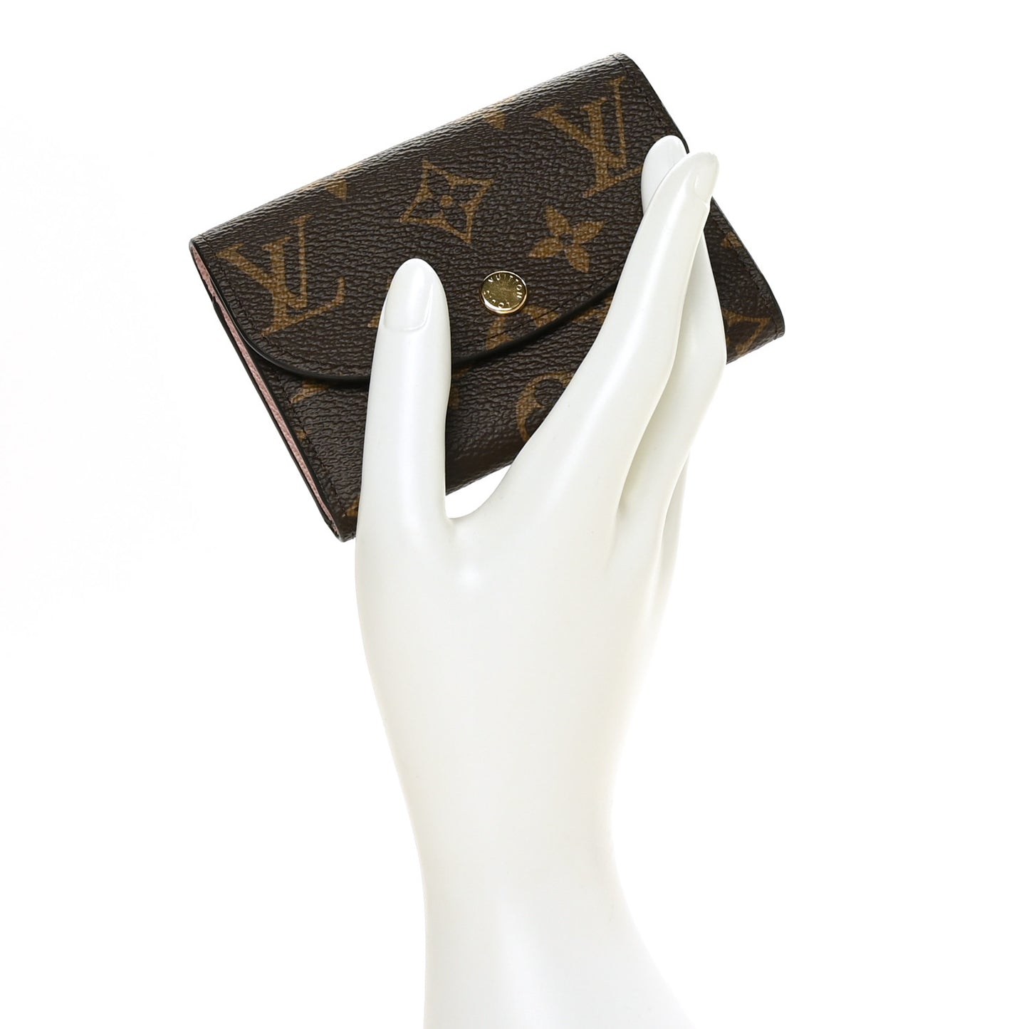 Monogram Rosalie Coin Purse Rose Ballerine