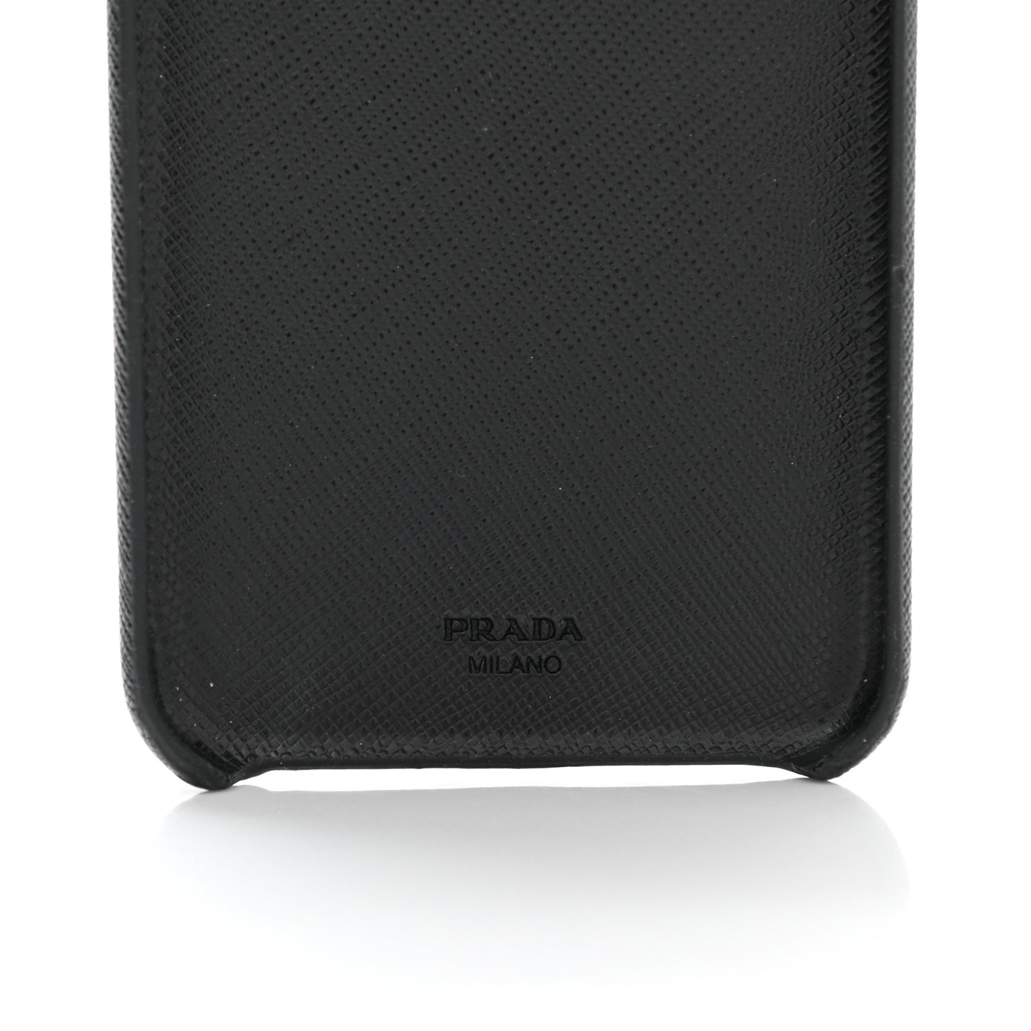Saffiano iPhone 11 ProMax Case Black