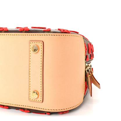 Louis Vuitton Monogram Tuffetage Deauville Cube Red 16 of 17