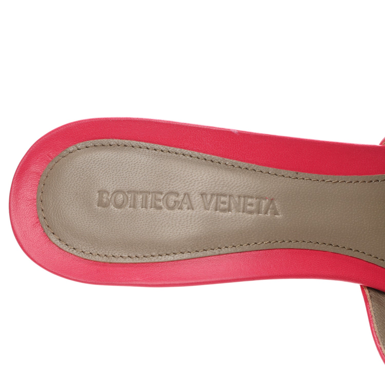 Bottega Veneta Lambskin Stretch Mule Sandals 39 Lollipop 7 of 8