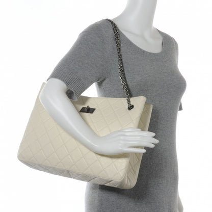 Chanel Aged Calfskin Reissue 2.55 Tote Ecru 2 of 7
