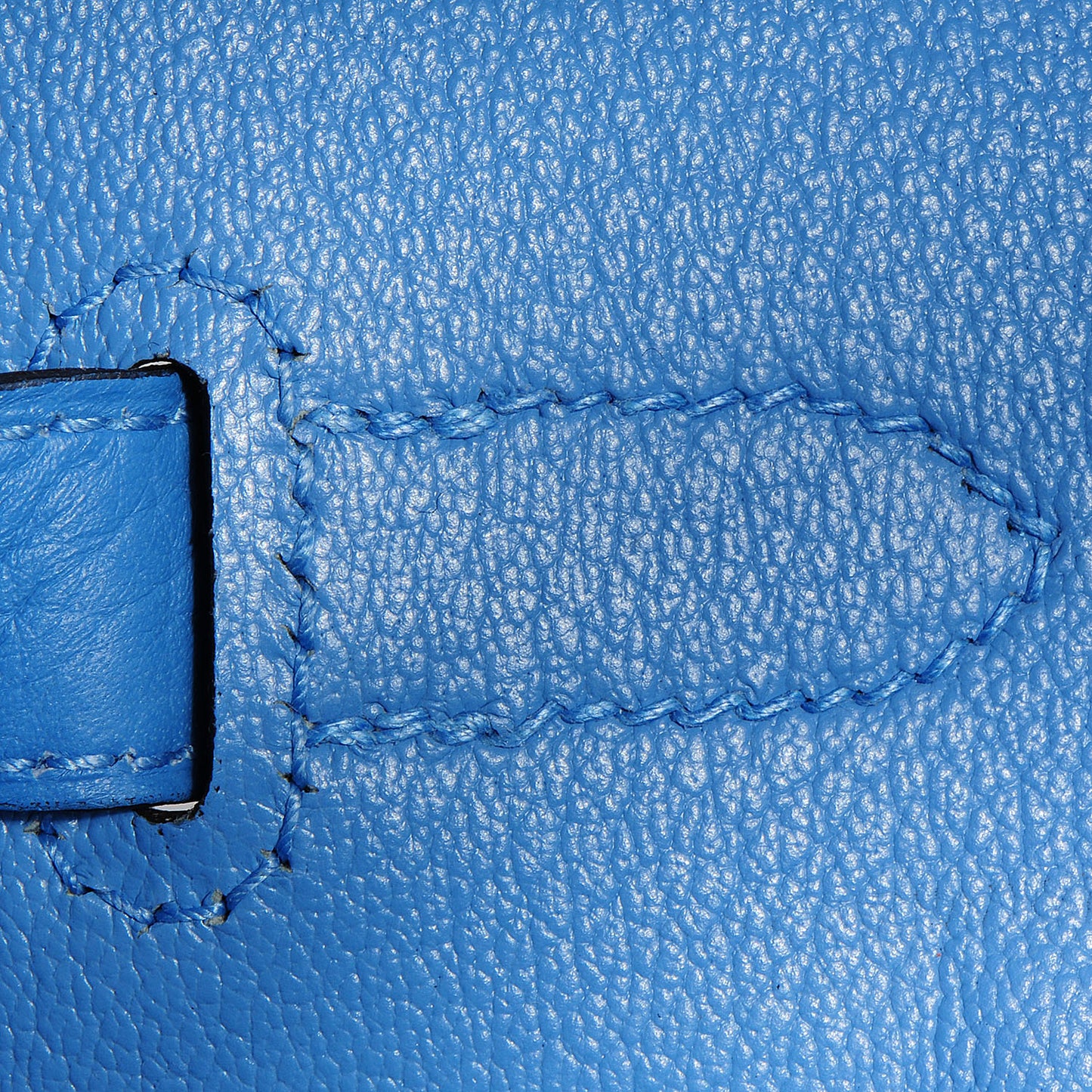 Taurillon Clemence Birkin 35 Bleu Paradis