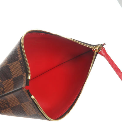 Louis Vuitton Damier Ebene Felicie Chain Wallet Zippered Insert 5 of 6