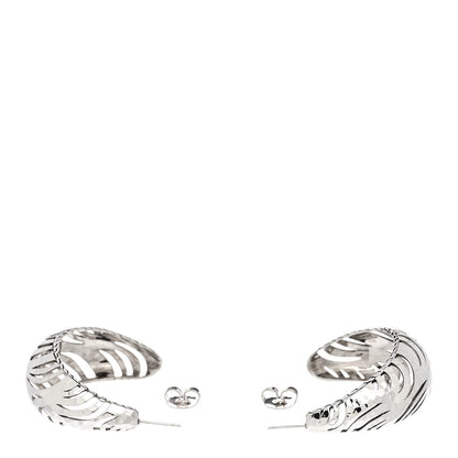 John Hardy Sterling Silver Macan Hoop Earrings 3 of 4