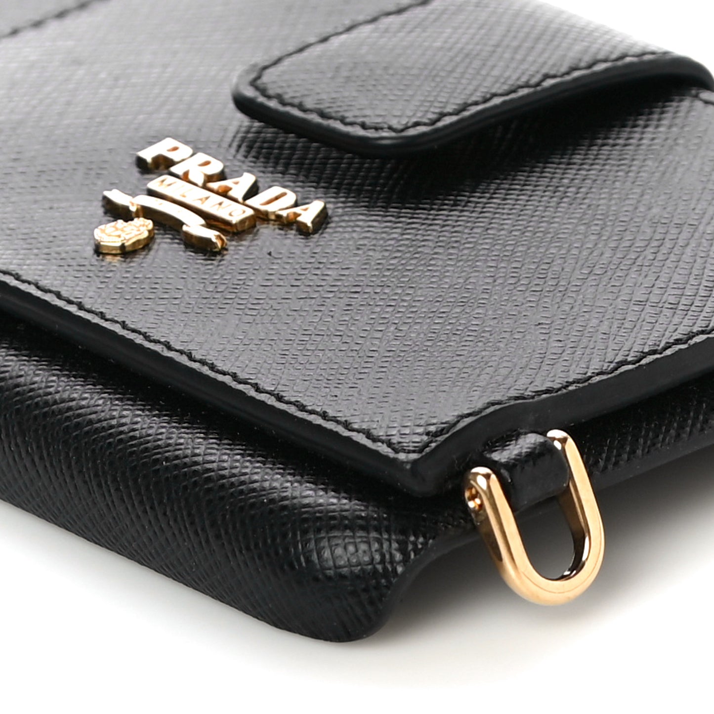 Saffiano Metal iPhone XS Max Case Black