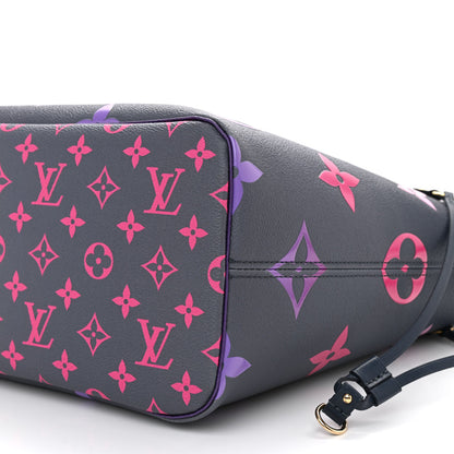 Louis Vuitton Monogram Giant Spring In The City Neverfull MM Midnight Fuchsia 7 of 7