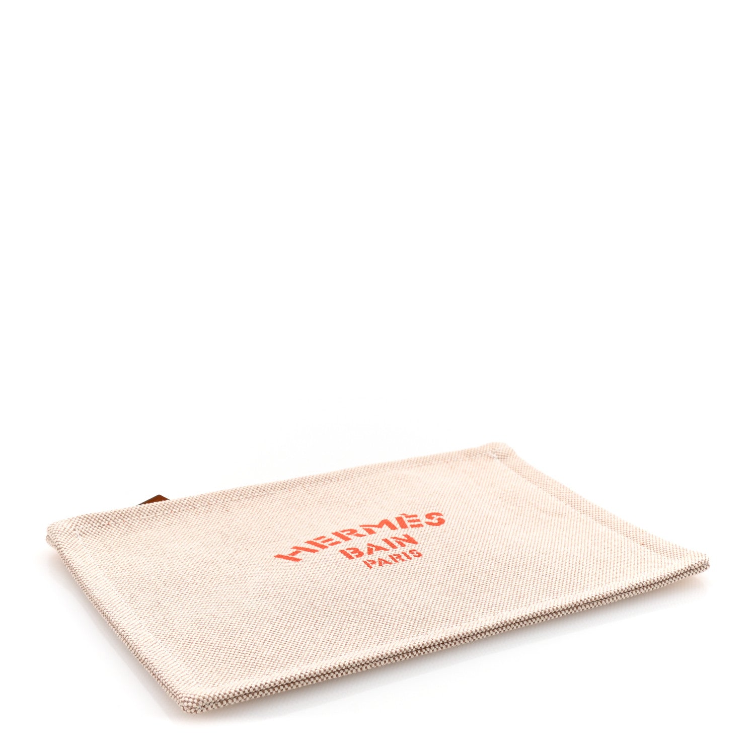 Hermes Toile Flat Yachting Pouch Orange 4 of 7